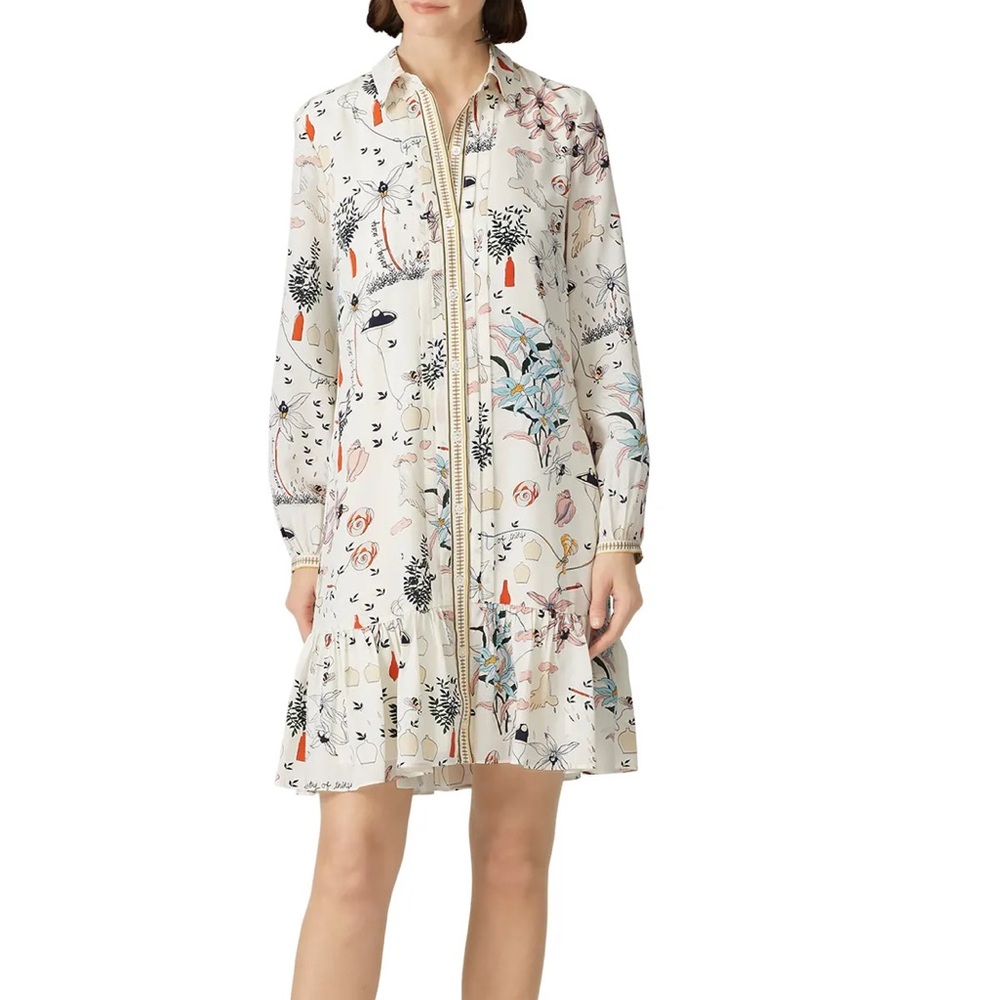 Tory Burch Cora Dress in Poetry of Things Pattern